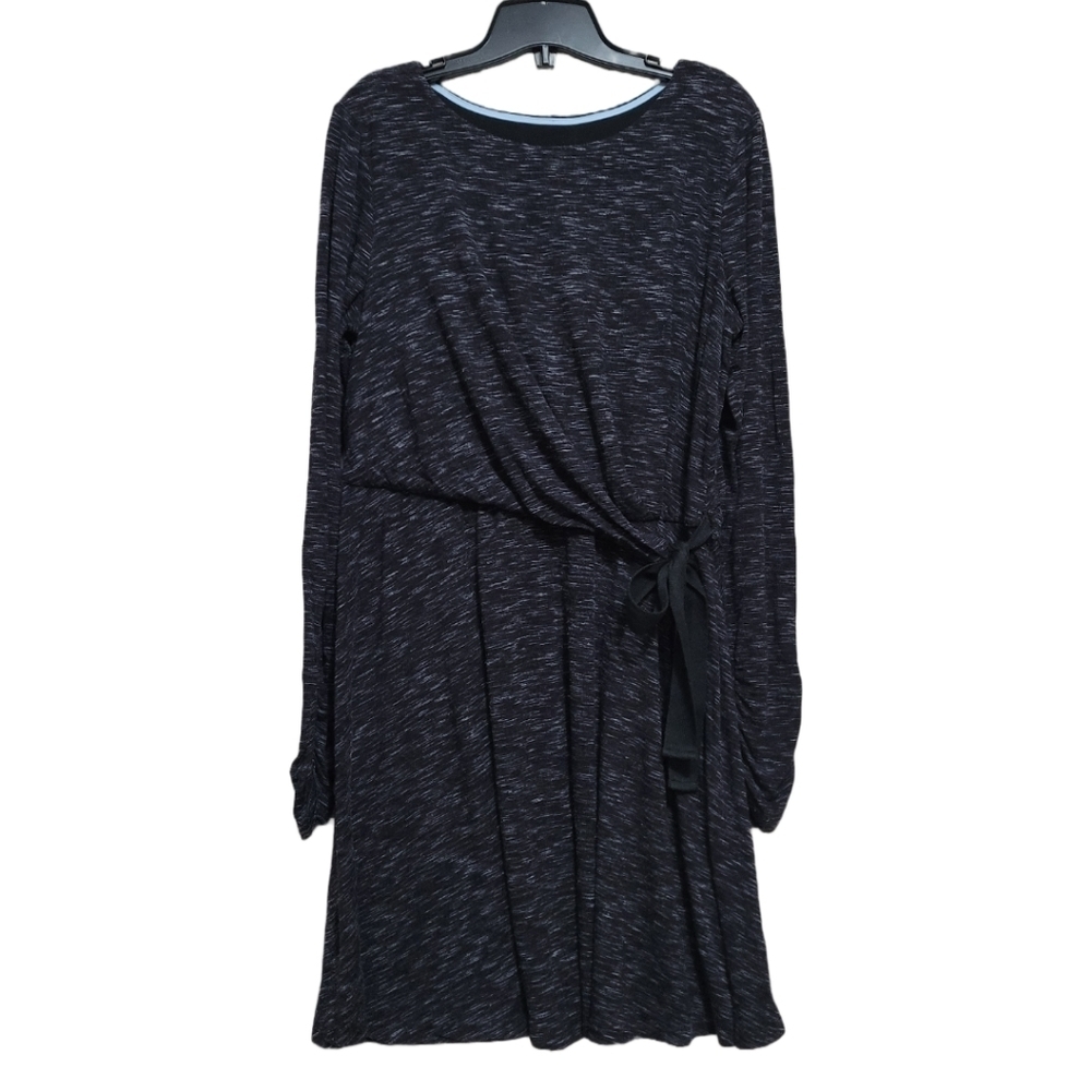 Anthropologie Navy Blue Long Sleeve Dress